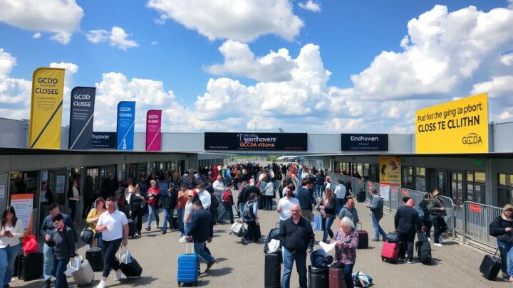 How the Closure of Eindhoven Airport Affects GCDC Visitors